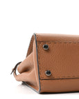 Cuoio Romano Selleria Bi-Color Medium Peekaboo Iconic Satchel Mou Deserto