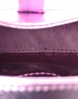 Laminated Nappa Nano Jackie 1961 Hobo Metallic Pink