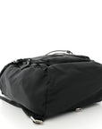 Tessuto Nylon Montagna Double Buckle Backpack Black