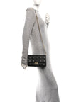 Lambskin Cannage Medium Miss D1OR Flap Black