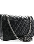 Aged Calfskin Quilted 2.55 Reissue 225 Flap Black