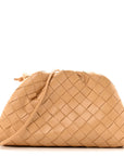 Nappa Intrecciato The Mini Pouch Almond