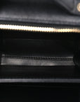 Caviar Quilted Small CC Filigree Vanity Case Black