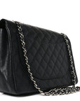 Caviar Quilted Maxi Double Flap Black