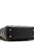 Lambskin Cannage Mini Lady D1OR Black