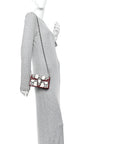 Tweed GG Monogram Super Mini Dionysus Shoulder Bag White Black Romantic Cherry