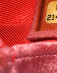 Velvet Quilted Small Boy Flap Coral