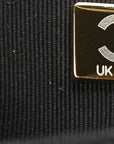 Calfskin Quilted Maxi Pearl Wallet On Chain WOC Black