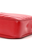 Calfskin Matelasse Monogram Lou Camera Bag Rouge Eros