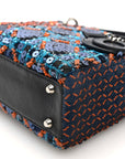 Sequin Lambskin Esprit Tokyo Mini Lady D1OR Blue Multicolor