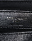 Crocodile Embossed Calfskin Monogram Medium Niki Chain Satchel Algea
