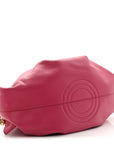 Shiny Nappa Calfskin Small Paseo Bag Magenta