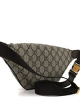 GG Supreme Monogram Web Small Ophidia Belt Bag Beige Ebony New Acero