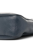 Pebbled Calfskin Small Soho Disco Bag Blue