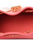 Caviar Quilted Mini CHNL 25 Handbag Coral