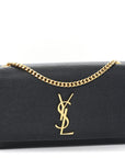 Grain De Poudre Small Monogram Kate Satchel Black