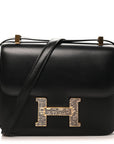 Veau Monsieur Lizard Constance 18 Black Ombre