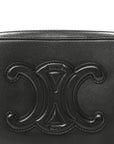 Smooth Calfskin Cuir Triomphe Camera Shoulder Bag Black