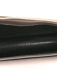Calfskin Crocodile Embossed Kate Monogram Tassel Chain Wallet Fog