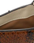 Snakeskin Calfskin Small Jackie 1961 Hobo Brown Multicolor