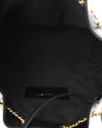 Caviar Quilted Medium CHNL 25 Handbag Black