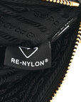 Re-Nylon Tessuto Impuntu Quilted Re-Edition 1995 Chaine Pouch Black