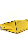 Drummed Calfskin Nano Luggage Citron
