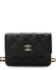 Caviar Quilted Belt Bag Black
