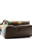 GG Supreme Monogram Tian Web Small Day Backpack Beige Multicolor New Acero