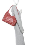 Goyardine Boheme Hobo Red