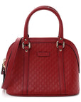 Soft MicroGCCIssima Mini Dome Bag Rosso
