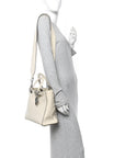 Canyon Grained Lambskin Large Lady D1OR Off White