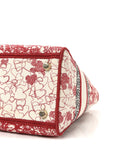 Canvas Embroidered Medium D1ORamour D-Royaume Lady D-Lite Red Multicolor