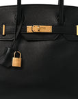 Taurillon Novillo Birkin 30 Black