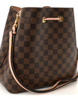 Damier Ebene Neonoe MM Venus Pink