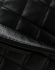Lambskin Quilted New Medium Boy Flap Black
