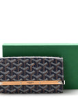 Goyardine Monte Carlo Bois Clutch Navy