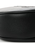 Supple Calfskin Cuir Triomphe Small Heloise Shoulder Bag Black