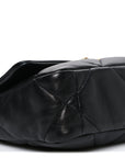 Lambskin Quilted Medium CHNL 19 Flap Black