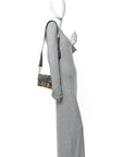 Snakeskin 30 Montaigne Box Bag Beige Multicolor