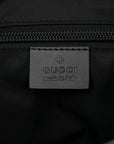 GG Supreme Monogram Web Flap Messenger Bag Black