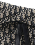 Oblique Saddle Bag Blue