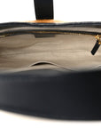 Straw Lux Boarded Dyana Lux Calfskin Small Jackie 1961 Hobo Natural Blue