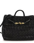 Nappa Intrecciato Small Andiamo Shoulder Bag Fondant