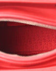 Lambskin Cannage Medium Lady D1OR Red