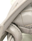 Nappa Intrecciato Small Gemelli Agate Grey Glacier