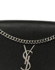 Grain De Poudre Medium Classic Monogram Kate Tassel Satchel Black