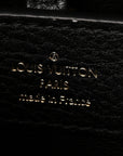 Taurillon Capucines MM Black Beige Red