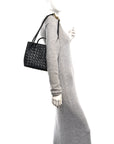 Nappa Intrecciato Small Andiamo Shoulder Bag Black