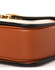 Textile Natural Calfskin Teen Triomphe White Tan